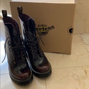 kendra doc martens cherry red